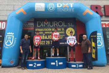 Pablo Rodríguez se impone con autoridad en la I Copa de Ciclismo Villa La Orotava 2018 (Foto TA)